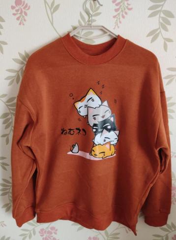 Nieuw! Leuke , zachte , warme trui , maat medium , met katje beschikbaar voor biedingen