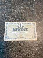 1 kroner denemarken 1921 mooi!!, Postzegels en Munten, Bankbiljetten | Europa | Niet-Eurobiljetten, Ophalen of Verzenden