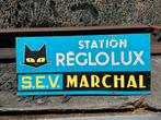 MARCHAL oud reclamebord 1960, Ophalen, Gebruikt, Reclamebord