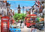 PUZZEL KING- LONDEN- 1000 STUKJES (VOLLEDIG), ZONDER DOOS, Hobby en Vrije tijd, Denksport en Puzzels, Ophalen of Verzenden, 500 t/m 1500 stukjes