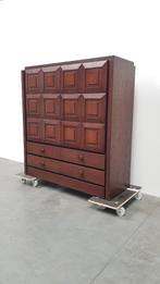 Brutalist vintage De Coene style barkast, Ophalen