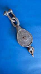 Gietijzeren Katrolblok, scheepsblok, Sports nautiques & Bateaux, Voiles & Accessoires de voile, Enlèvement ou Envoi, Utilisé, Autres types