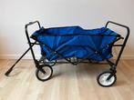 Chariot pliable bleu, Caravans en Kamperen, Bolderkarren, Ophalen, Gebruikt