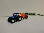 Siku 1668 New Holland tractor met veldspuit, Ophalen of Verzenden, Gebruikt