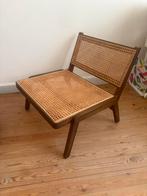 Lage loungestoel (hout), Huis en Inrichting, Stoelen, Ophalen, Bruin, Zo goed als nieuw, Eén