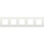 Niko 120-76005 afdekraam 5-voudig Intense white, Doe-het-zelf en Bouw, Ophalen of Verzenden, Nieuw