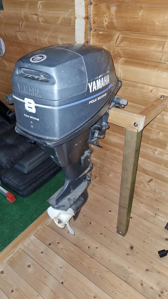 Yamaha 4 takt 8pk, Watersport en Boten, Buiten- en Binnenboordmotoren, Gebruikt, Benzine, Buitenboordmotor, 5 tot 10 pk, Viertaktmotor