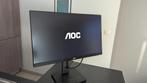 AOC 24P2C 23,8inch 1080P 75Hz IPS Monitor, Computers en Software, Monitoren, Ophalen, Gebruikt, In hoogte verstelbaar, DisplayPort
