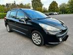 Peugeot 207 Break 2009 1.4i Clim Auto Toit Pano, Auto's, Stof, 1360 cc, Zwart, Zwart