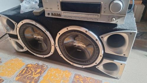2x Sony Xplod 1300W in kist, Auto diversen, Autospeakers, Gebruikt, Ophalen