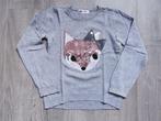 Trui vosje H&M - maat 110/116, Kinderen en Baby's, Gebruikt, Meisje, Trui of Vest, H&M