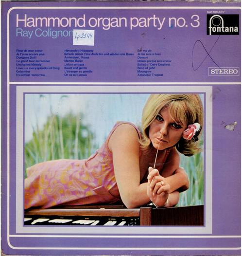 vinyl  lp   /   hammond organ party  no.3, CD & DVD, Vinyles | Autres Vinyles, Autres formats, Enlèvement ou Envoi