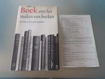 Boek over het maken van boeken – Huib Van Krimpen 