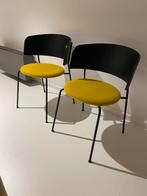 Objekte Unserer Tage designstoelen (prijs voor 2 stoelen), Maison & Meubles, Chaises, Comme neuf, Noir, Tissus, Enlèvement