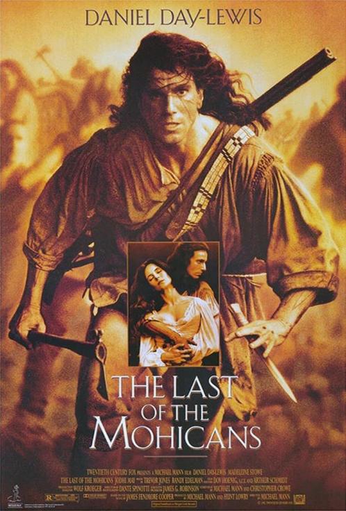 The Last of the Mohicans : Film Poster, Verzamelen, Posters, Zo goed als nieuw, Film en Tv, Rechthoekig Staand, Ophalen