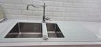 spoelbak keuken landelijk, Huis en Inrichting, Ophalen, Zo goed als nieuw, Wit