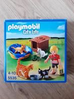 Playmobil 5535 Poezenfamilie met mand, Kinderen en Baby's, Speelgoed | Playmobil, Complete set, Gebruikt, Ophalen