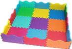 Puzzelmat met gekleurde tegels - 147x147 cm - dikke tegels, Nieuw, Ophalen of Verzenden