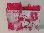Poppenbuggy met bedje en 2 tassen, Kinderen en Baby's, Ophalen, Gebruikt, Overige typen