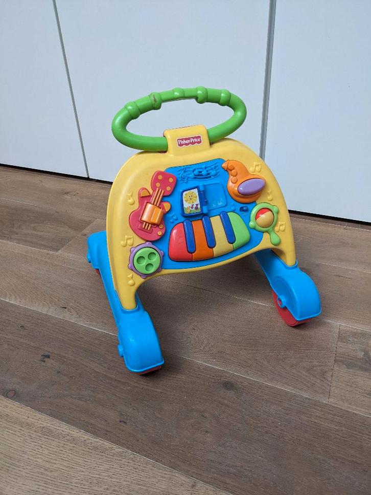 Fisher-Price loopwagen, Kinderen en Baby's, Speelgoed | Fisher-Price, Gebruikt, Auto of Voertuig, Met geluid, Ophalen