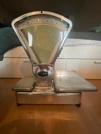 Mooie vintage oude weegschaal van Burman, Ophalen, Gebruikt, Winkelweegschaal, Analoog