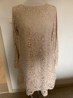 Jurk kleedje Tenax Italy L beige kant gevoerd, Kleding | Dames, Ophalen of Verzenden