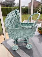 Rieten Vintage poppenwagen jaren 80, Ophalen, Gebruikt