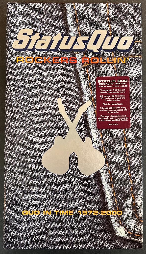 STATUS QUO - Rockers Rollin': 1972‑2000 ( 4CD Boxset ), Cd's en Dvd's, Cd's | Rock, Zo goed als nieuw, Poprock, Verzenden