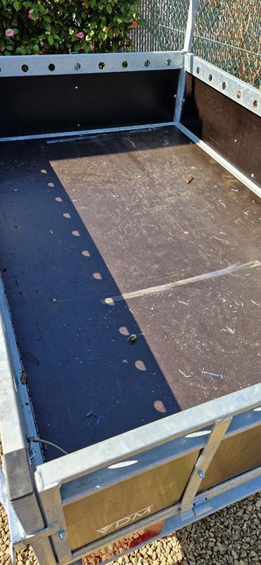 Enkelas aanhanger 2 m x 1,3 m, Auto diversen, Aanhangers en Bagagewagens, Zo goed als nieuw, Ophalen