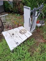 Houten weegschaal, Ophalen, Gebruikt, Hout