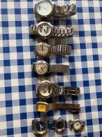 Lot van 9 horloges, Bijoux, Sacs & Beauté, Montres | Anciennes | Antiquités, Montre-bracelet, Acier, Avec bracelet, Enlèvement