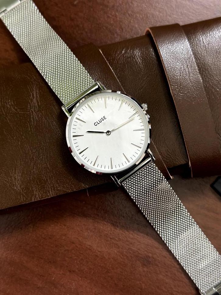 Cluse Boho Chic Mesh, Handtassen en Accessoires, Horloges | Dames, Nieuw, Polshorloge, Overige merken, Staal, Staal, Ophalen of Verzenden