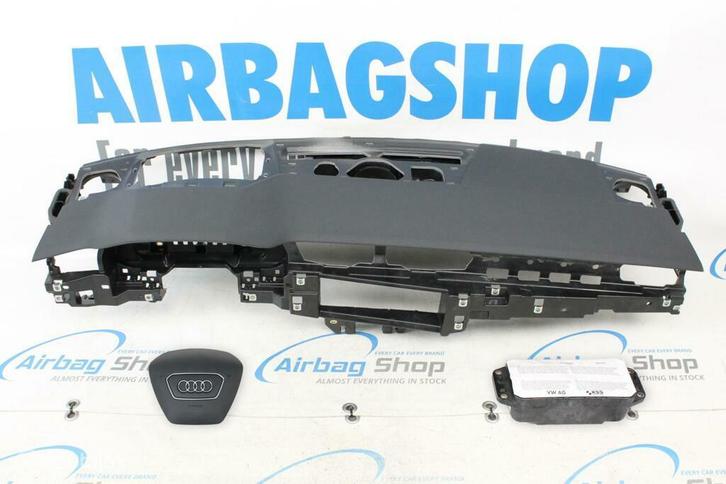 Airbag kit Tableau de bord noir avec HUD Audi A6 C8 2018-..., Auto-onderdelen, Dashboard en Schakelaars, Gebruikt, Ophalen of Verzenden