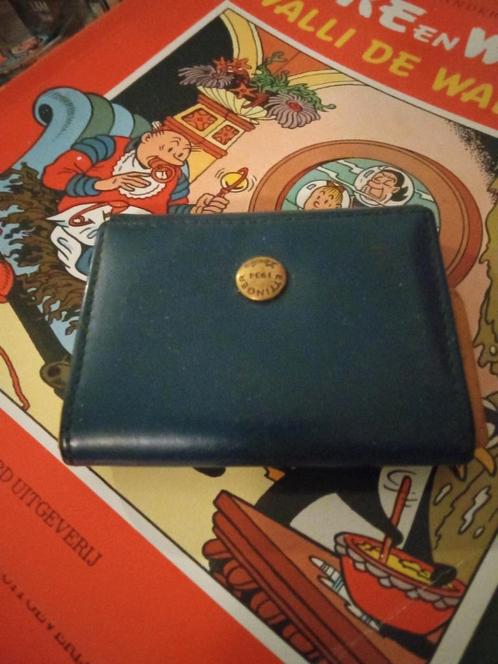 Vintage Ettinger London Navy Blue portemonnee Coin Purse, Handtassen en Accessoires, Portemonnees, Zo goed als nieuw, Blauw, Ophalen of Verzenden
