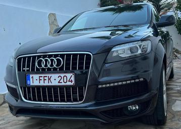 Audi Q7 3.0 V6 TDI S-line Quattro 7zit/leder/pano/full opt!, Auto's, Audi, Automaat, Euro 5, 7 zetels, Leder