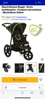 Hauck runner buggy - driewieler - zwart - ongebruikt, Ophalen, Nieuw, Overige merken, Verstelbare rugleuning