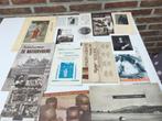 lot van allerlei folders, reisfolders, knipsels en landkaart, Ophalen of Verzenden