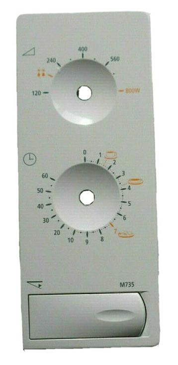 M735 four micro-ondes Front Control Panel Assembly Blanc 2ND