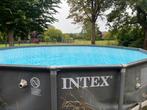 Intex zwembad ultra pro 4,88m, Tuin en Terras, Gebruikt, Rond, 300 cm of meer, Ophalen