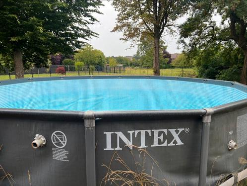 Intex zwembad ultra pro 4,88m, Tuin en Terras, Zwembaden, Gebruikt, Opzetzwembad, 120 cm of meer, 400 cm of meer, 300 cm of meer