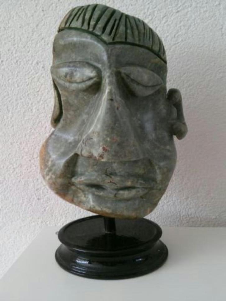 "KOP" - Surrealistisch beeld uit harde steen, Antiek en Kunst, Kunst | Beelden en Houtsnijwerken, Ophalen