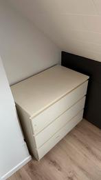 Commode IKEA MALM 3 tiroirs — crème, Maison & Meubles, Armoires | Commodes, Enlèvement, Utilisé