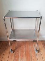Desserte médicale - Servante - Chariot en inox sur roulettes, Enlèvement ou Envoi, Comme neuf, Métal