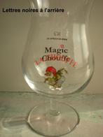 La Chouffe „magic chouffe” zwarte letters, Ophalen of Verzenden, Zo goed als nieuw, Glas of Glazen
