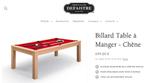 Table convertible billard, Huis en Inrichting, Ophalen, Gebruikt, 100 tot 150 cm, Vijf personen of meer