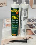 2X Everbuild 450CL Builders Silicone kit siliconkit zwart, Doe-het-zelf en Bouw, Isolatie en Afdichting, Ophalen of Verzenden