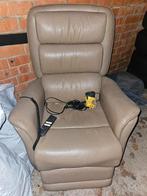 Electrische relax zetel, Huis en Inrichting, Zetels | Zetels en Chaises Longues, Ophalen, Gebruikt, Eenpersoons, Leer