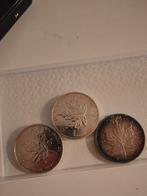 Zilveren munten maple leaf, 999 fine silver, Ophalen of Verzenden