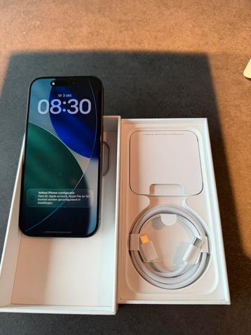 iPhone 15 Pro, 256 GB, zwart titanium, nieuwstaat beschikbaar voor biedingen