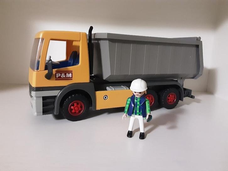 PLaymobil grote kiepwagen - compleet, Kinderen en Baby's, Speelgoed | Playmobil, Zo goed als nieuw, Complete set, Ophalen of Verzenden